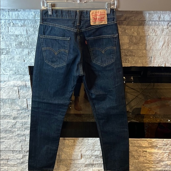 Levi's 508 Blue Denim Jeans Tapered Fit 29 x 30 - Picture 6 of 13